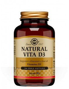 Natural Vita D3 Solgar - 100 perle
