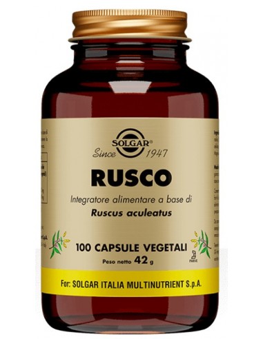 Rusco Solgar - 100 capsule vegetali