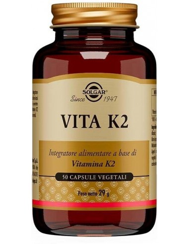 Vita K2 Solgar - 50 capsule vegetali 