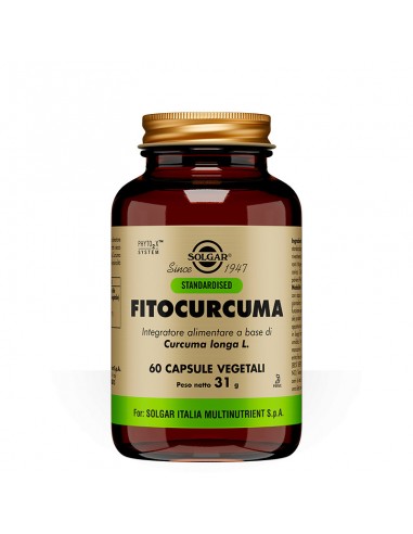 Fitocurcuma Solgar - 60 capsule vegetali