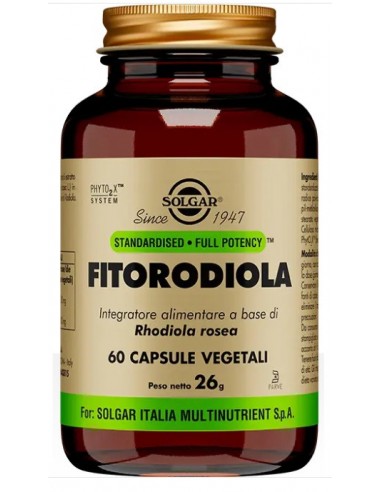 Fitorodiola Solgar - 60 capsule