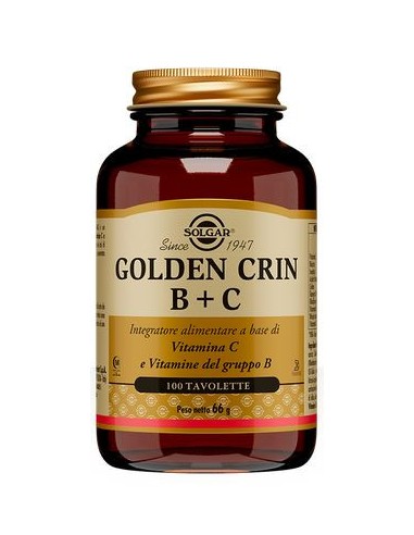 Golden Crin B+C Solgar - 100 tavolette