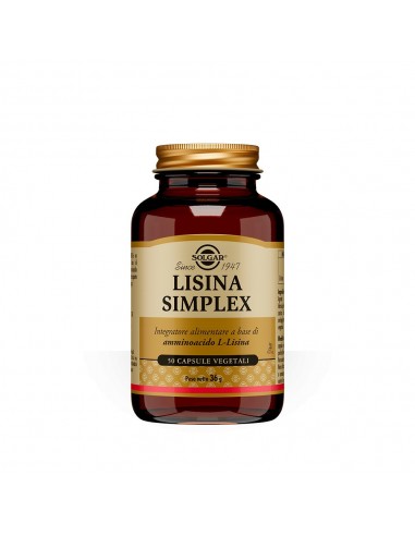 Lisina Simplex Solgar - 50 capsule