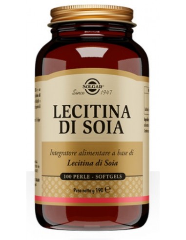 Lecitina di Soia Solgar - 100 perle