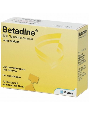 Betadine 10% - 10 Flaconcini da 10 ml