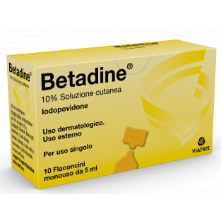 Betadine 10% - 10 Flaconcini da 5 ml