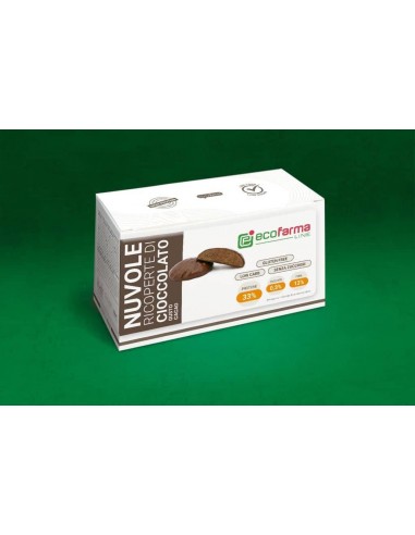 Ecofarma Line - Nuvole al Cacao ricoperte 120 g