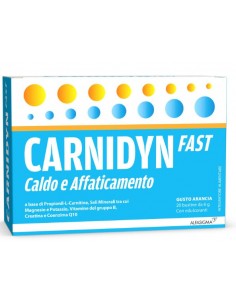 Carnidyn Fast Caldo e Affaticamento - 12 Bustine