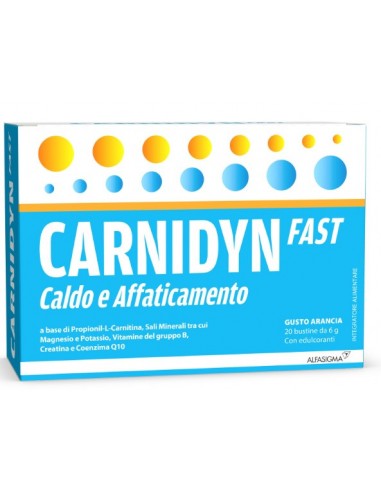 Carnidyn Fast Caldo e Affaticamento - 12 Bustine