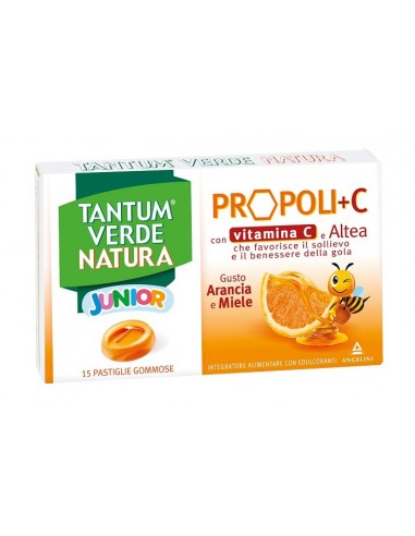 Tantum Verde Natura Junior Propoli+ C - 15 pastiglie