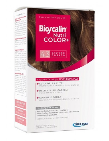 Bioscalin Nutricolor Plus - 4,3 Castano Dorato