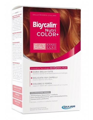 Bioscalin Nutricolor Plus - 6,43 Biondo Scuro Rame Dorato