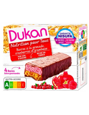 Dukan Barrette Ai Frutti Rossi Ricoperte Di Cioccolato