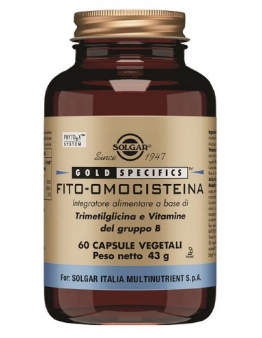 Fito Omocisteina Solgar - 60 capsule