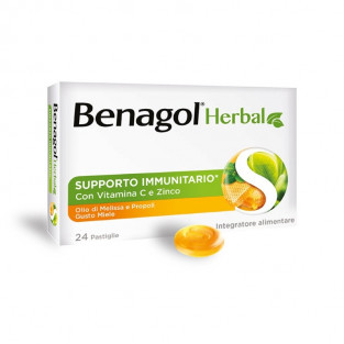 Benagol Herbal Miele - 24 Pastiglie