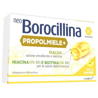 Neoborocillina Propolmiele+ Miele/limone - 16 Pastiglie
