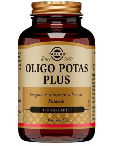 Oligo Potas Solgar - 100 Tavolette