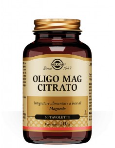 Oligo Mag Citrato Solgar - 60 tavolette