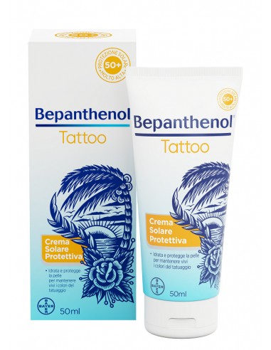 Bepanthenol Tattoo Crema Solare 50+