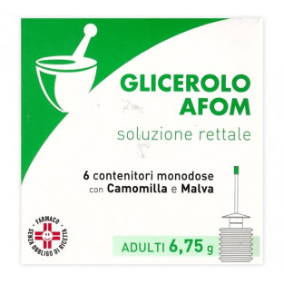 Glicerolo Afom - 6 contenitori monodose