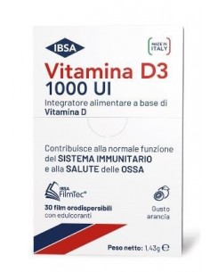 Ibsa Vitamina D3 1000ui - 30 Film Orodispersibili