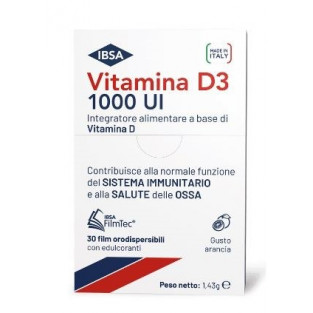 Ibsa Vitamina D3 1000ui - 30 Film Orodispersibili