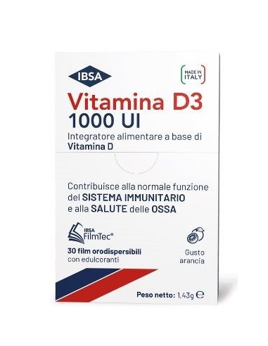 Ibsa Vitamina D3 1000ui - 30 Film Orodispersibili