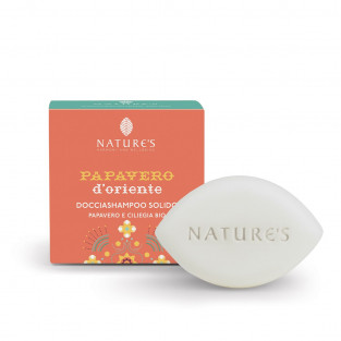 Nature's Papavero D'oriente Doccia Shampoo Solido - 60 g