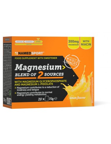 Named Sport Magnesium Blend Of 2 Source - 20 Bustine