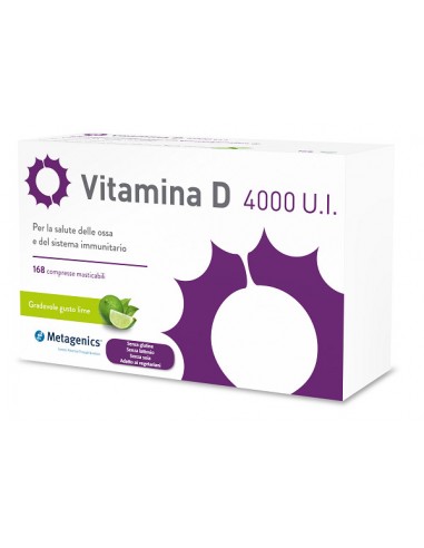 Vitamina D 4000ui - 168 Compresse Masticabili