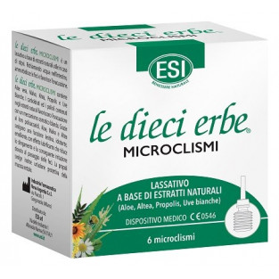 Esi Le Dieci Erbe Microclismi - 6 Pezzi