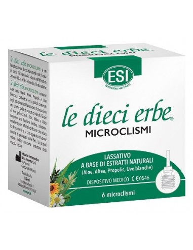 Esi Le Dieci Erbe Microclismi - 6 Pezzi