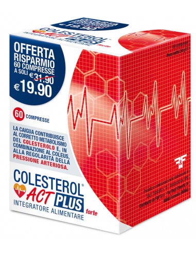 Colesterol Act Plus Forte - 60 Compresse