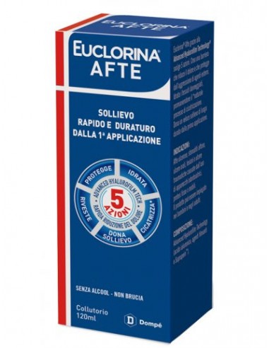 Euclorina Collutorio Afte - 120 ml