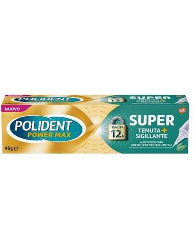 Polident Super Tenuta + Sigillante gusto menta - 40 g