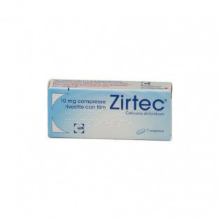Zirtec 10 mg Cetirizina dicloridrato - 7 Compresse Rivestite