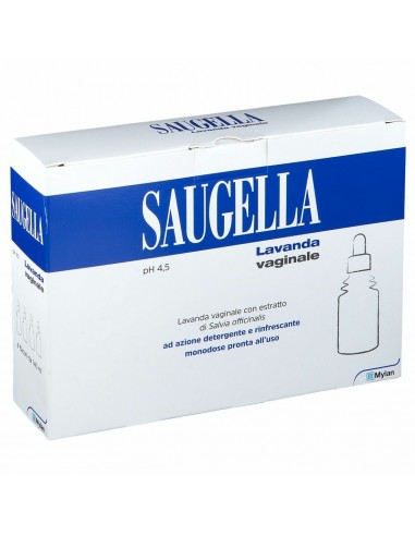 Saugella Blu lavanda vaginale - 4 flaconi