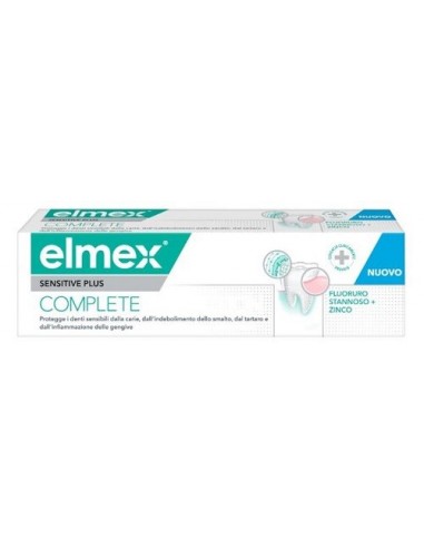 Elmex Dentifricio Sensitive Plus Complete - 75 Ml