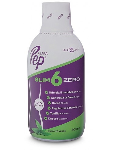 Ultra Pep Slim 6 Zero Te' Verde - 500 Ml