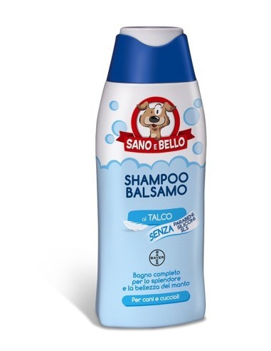 Shampoo e balsamo per cani e cuccioli Sano e Bello - 250 ml