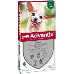 Advantix Spot On per Cani fino a 4 kg - 4 Pipette