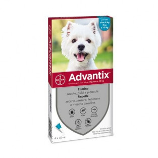 Advantix Spot On per Cani da 4 a 10 kg - 4 Pipette