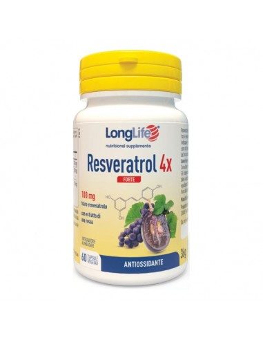 Longlife Resveratrol 4x Forte - 60 Capsule