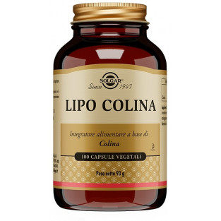Lipo Colina Solgar - 100 capsule vegetali