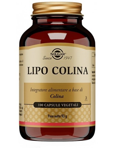 Lipo Colina Solgar - 100 capsule vegetali