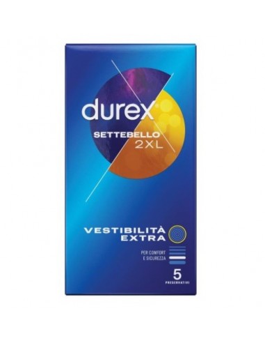 Durex Settebello 2XL - 5 Pezzi