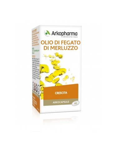 Olio di Fegato di Merluzzo Arkocapsule Arkopharma - 60 capsule