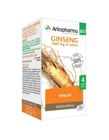 Ginseng Arkocapsule Arkopharma - 45 capsule