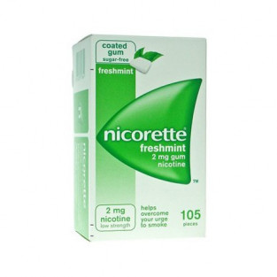 Nicorette 2 mg Nicotina Menta Forte- 105 Gomme Masticabili
