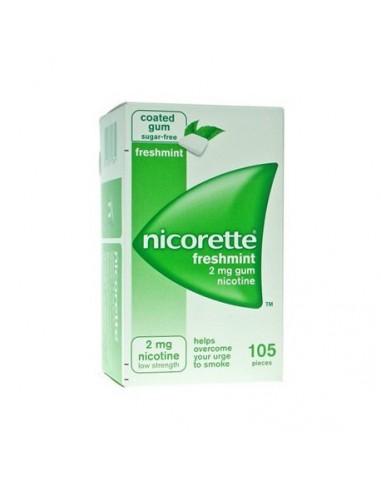 Nicorette 2 mg Nicotina Menta Forte- 105 Gomme Masticabili